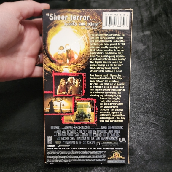 Horror Movie Lot of 5 VHS Tapes - Picture 9 of 11